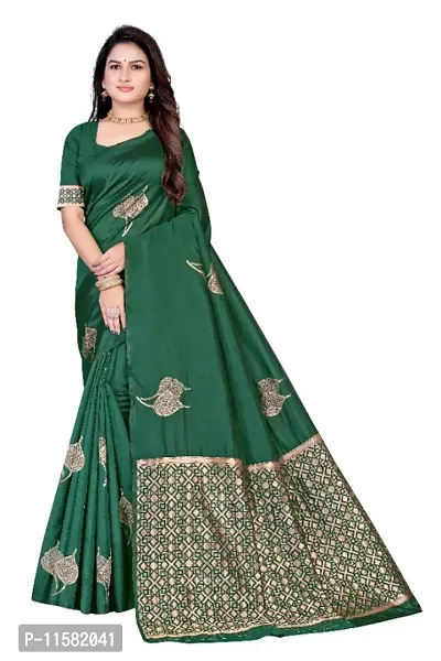 Classic Silk Cotton Woven Saree with Blouse piece