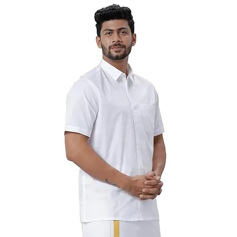 PRAKASAM Men's Regular Fit Shirt