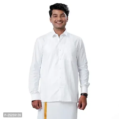 Classic Cotton Solid Formal Shirts for Men