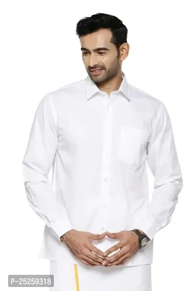 Classic Cotton Solid Formal Shirts for Men