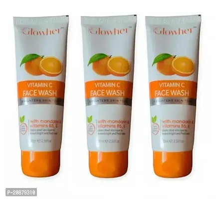 GLOWHER Vitamin C face wash 3pcss Face Wash