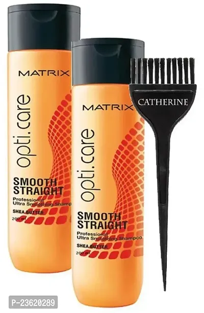 Matrix Opti Care Professional Ultra Smoothing Shampoo pack of 2 with comb