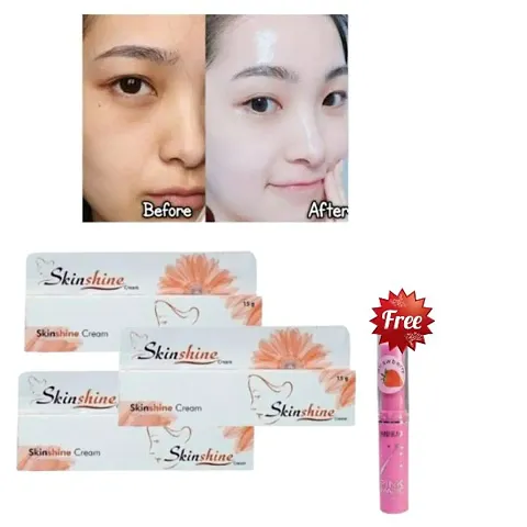 Skin shine face glowing cream  3 + pink magic 1