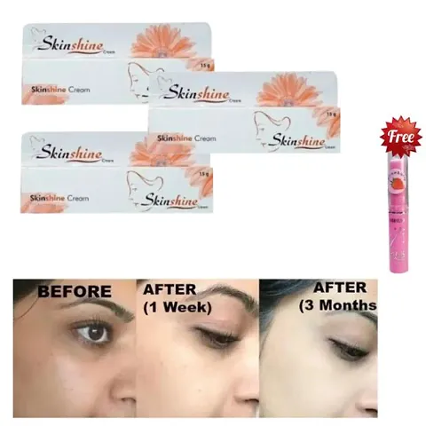 Skin shine face glowing cream  3 + pink magic 1