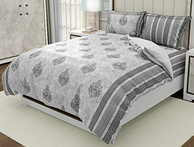 Printed Premium King Size Cotton Bedsheets