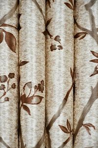 Leaf Design Soft Digital Print Door Curtains 9 Feet Door Curtains Combo Set For Office Living Room ( Set Of 2 )-thumb3