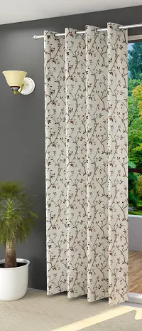 Leaf Design Door Curtain Pack of 1