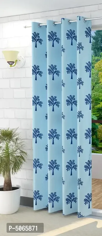 Tree Design Soft Digital Print Door Curtains 9 Feet Set Of 1 Door Curtains Combo Set Of High Quality Print Design For Home Furnishing Office Living Room Area Decoration