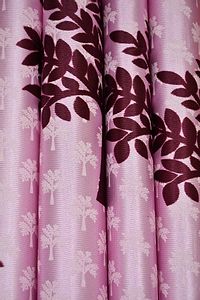 Tree Print Design Soft Digital Print Window Curtains 5 Feet Set Of 1, Window Door Curtains High Quality Print Design For Home Furnishing Office Living Room Area Decoration-thumb3