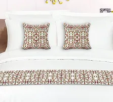 Bed Runner with Reversible Cushion Cover Decorative Scarf for Bedroom Hotel Wedding Room 18_90 in 16_16 in.-thumb1