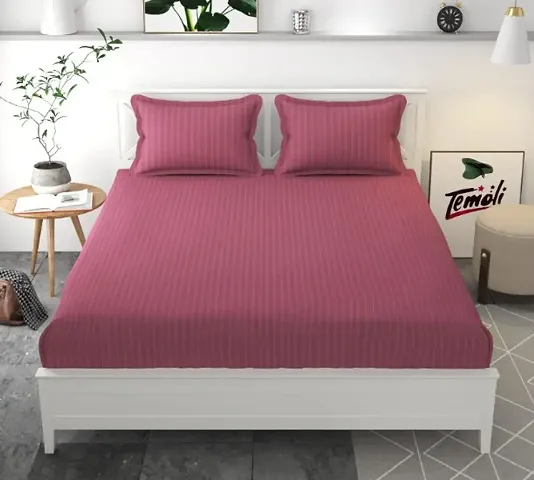 Plain Cotton Double Bedsheet