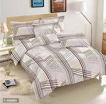 Cotton 1 Bedsheet 110*110 Inch with 2 Pillowcovers