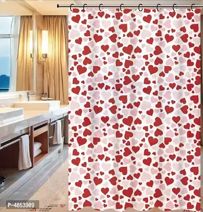 Essential Polyester Shower Curtain With Hook