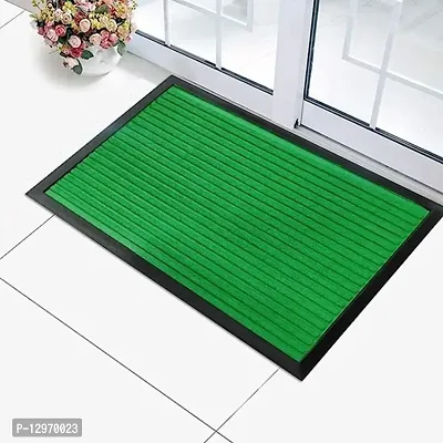 Temoli Anti Slip Door mats for Home Entrance Rubber Backing 40 x 60 CM, Green-thumb0
