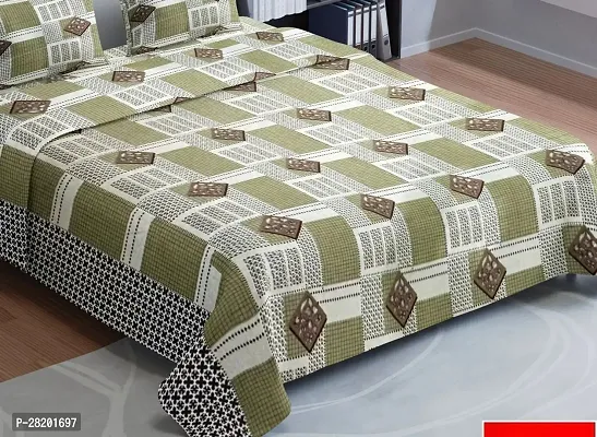 Classic  Cotton Printed Bedsheet with Pillow Covers-thumb2