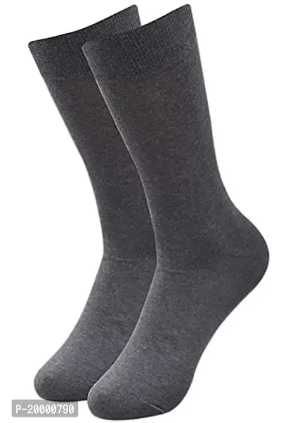 SSRS Mercerized and Combed Cotton Socks for Men/Calf length Socks For Men (Black, Blue, Dark Grey, Grey, Pack of 8)-thumb3