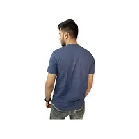 SSRS Men's 100% Cotton Biowash Round Neck T-Shirt/Men's Regular Fit T-Shirt/Mens Casual Tshirts/Boys Casual T Shirts-thumb1