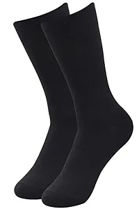 SSRS Mercerized and Combed Cotton Socks for Men/Calf length Socks For Men (Black, Blue, Dark Grey, Grey, Pack of 8)-thumb3