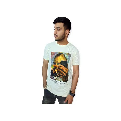 SSRS Men's Regular Wear Printed Round Neck T-Shirts/Casual T-Shirts for Boys/Cotton Printed T-Shirts for Men
