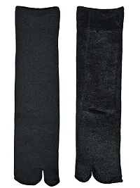 SSRS Women's Ankle Length Cotton  Fur Socks/Women  Girls Winter Socks (Black)-thumb1