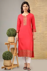 Women Rayon Kurta-thumb1