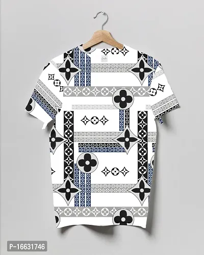 Stylish Fancy Cotton Printed Round Neck T-Shirts For Men