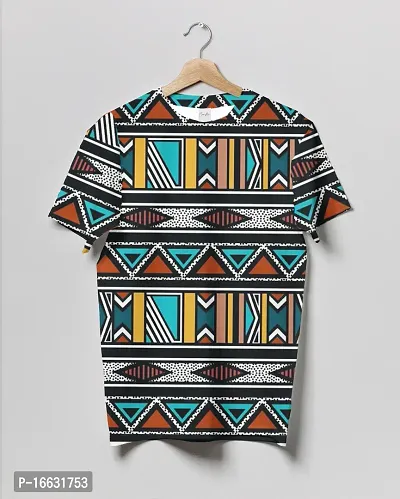 Stylish Fancy Cotton Printed Round Neck T-Shirts For Men