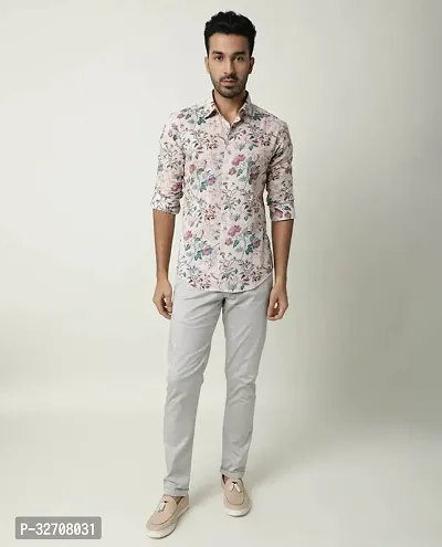 tejvin Men Printed Casual Multicolor Shirt-thumb0