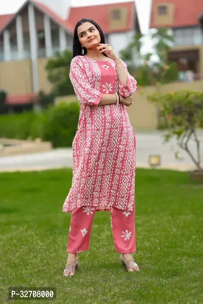 Stylish Rayon Kurta Bottom Set for Women