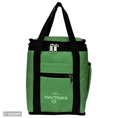 Right Choice Unisex Denim Lunch Box Bag (4L, Multicolour, 26 x 22 x 14 cm)-thumb0