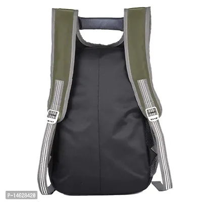 Right Choice Synthetic, Nylon and Polyester Dark Green Backpack-thumb5