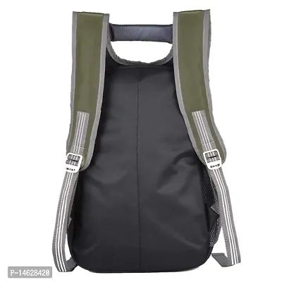 Right Choice Synthetic, Nylon and Polyester Dark Green Backpack-thumb3