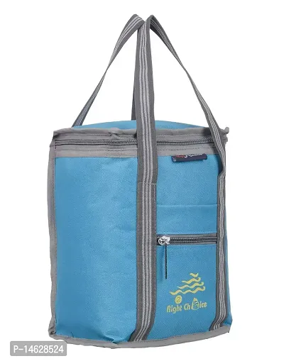 Right Choice Lunch Bags School Office Tiffin Bag (Sky Blue, Denim)-thumb2