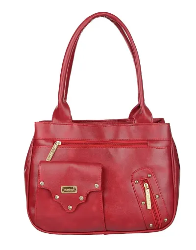 TASCHEN Women's Casual Daily Use Travel/Office Handbag (Red)