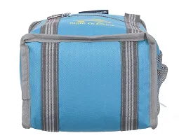 Right Choice Polyester Tiffin Box Carry Lunch Bag (Metallic Turquoise)-thumb3