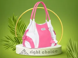 Right Choice Women's Handbag (White  Pink)-thumb1