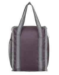 Right Choice Lunch Bags for School Office Tiffin Carry Bag (Brown Purple)-thumb4