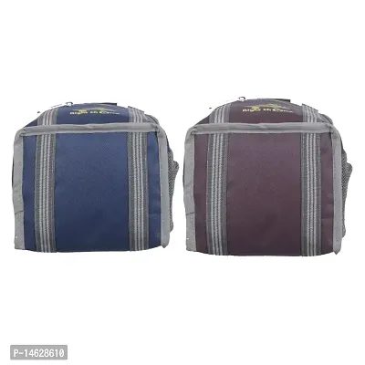 Right Choice Polyester Carry on Lunch/Tiffin Bags Combo School Office  Picnic Bag for All Age-thumb2