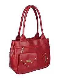 TASCHEN Women's Casual Daily Use Travel/Office Handbag (Red)-thumb1