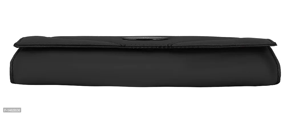 Right Choice Women's Faux Leather Hand Clutch Wallet (Black)-thumb5