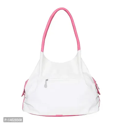 Right Choice Women's Handbag (White  Pink)-thumb3