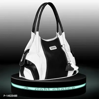 Right Choice Women's Handbag (391_Black  White)-thumb2