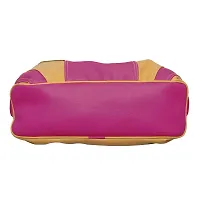 Right Choice Women's Handbag (Beige  Pink)-thumb1