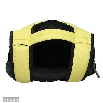 Right Choice Synthetic and Nylon Yellow Backpack-thumb3