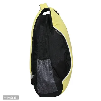 Right Choice Synthetic Yellow Backpack-thumb2