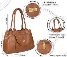 Right Choice Women's Handbag (Brown)-thumb3