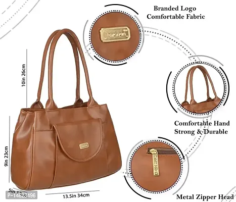 Right Choice Women's Handbag (Brown)-thumb4