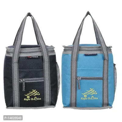 Right Choice Polyester Carry On Lunch Tiffin Bags Combo School Office Picnic Bag For All Age