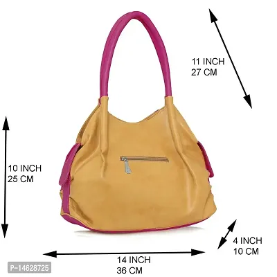 Right Choice Women's Handbag (Beige  Pink)-thumb4