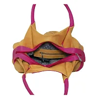 Right Choice Women's Handbag (Beige  Pink)-thumb2